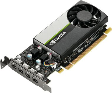 Rozbalené - PNY Nvidia Quadro T1000 / Nvidia Quadro T1000 4GB / 4GB GDDR6 / PCIe x16 3.0 / 4X mini DP / 50W / rozbalené