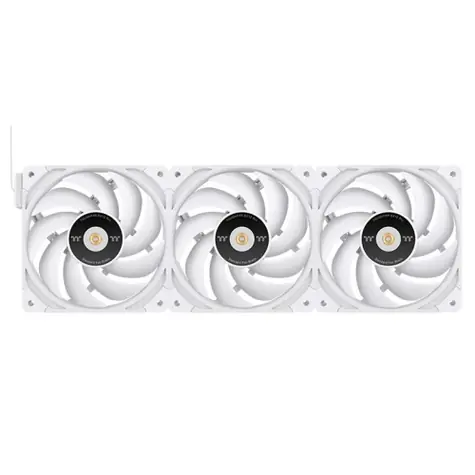 Thermaltake TOUGHFAN EX12 Pre High Static Pressure PC Cooling Fan biela / Hydraulic Bearing / 120mm / 3ks 