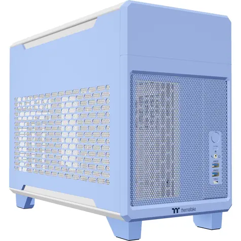 Thermaltake TR100 svetlo modrá / mini ITX / 2x USB-A / 1x USB-C / bez zdroja 