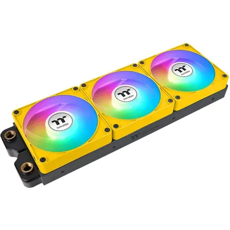 Thermaltake CT120 EX Reverse ARGB Sync PC Cooling Fan žltá / Hydraulic Bearing / 120mm / 31.2dB @ 2000rpm / 4 pin / 3ks