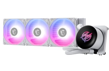 MSI MPG CoreLiquid P13 360 biela / 3x 120mm ARGB / 20 dB @ 2050 RPM / 64.9 CFM / AMD