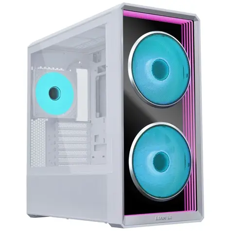 Lian Li LANCOOL 217 INF biela / ATX / 2xUSB 3.0 + 1xUSB C / bez zdroja / priehľadná bočnica