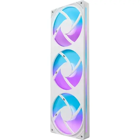 NZXT F360 RGB Core single frame fan unit biela / Ventilátor / 3x 120mm / Fluid Dynamic Bearing / 30 dB @ 2400 RPM