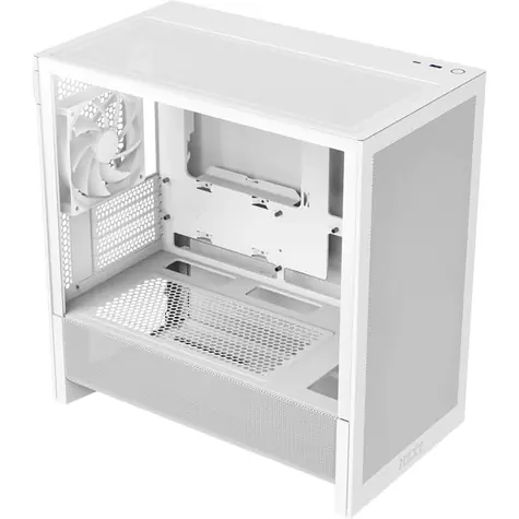 NZXT H3 Flow 2025 biela / mATX / 1x USB-A 3.2 / 1x USB-C 3.2 Gen2 / 1x 120mm / bez zdroja / priehľadná bočnica