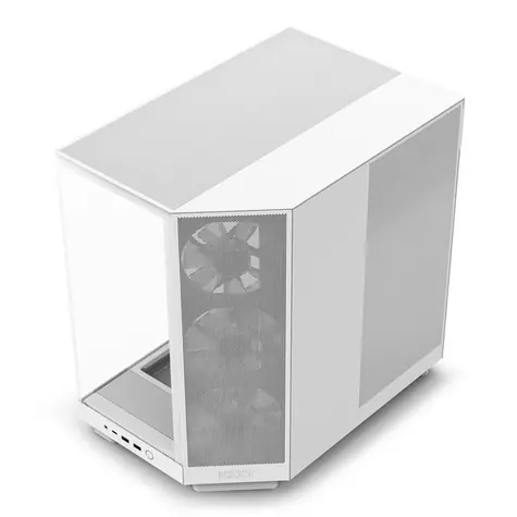 NZXT H6 Flow RGB biela / ATX / 2x USB-A 3.2 / 1x USB-C 3.2 / 3x 120mm ARGB / bez zdroja / priehľadná bočnica