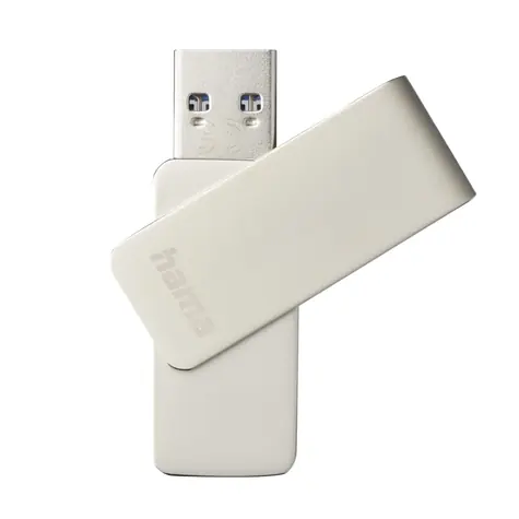 HAMA USB flash disk Rotate Pro strieborná / USB 3.0 / 128 GB / 100 MB/s