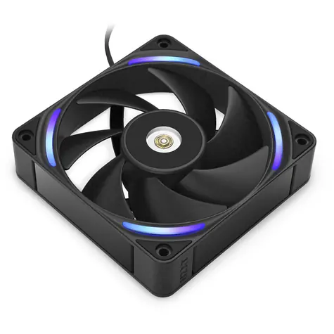 NZXT F120X čierna / 120mm / Fluid Dynamic Bearing / 41 dB @ 2300 RPM / 104 CFM / 4-pin PWM + 4-pin RGB