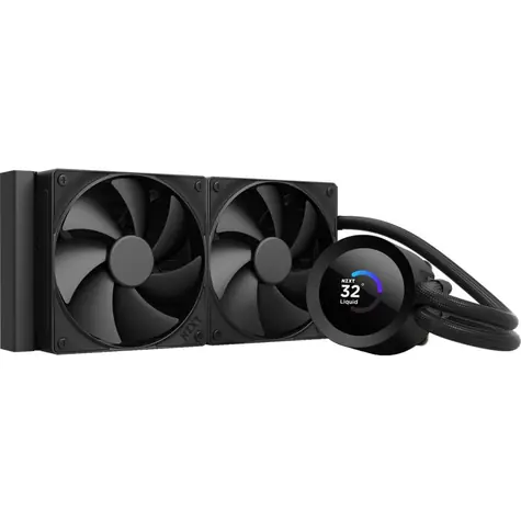 NZXT Kraken PLUS 240 čierna / 2x 120mm / Fluid Dynamic Bearing / 30 dB @ 2000 RPM / 73.47 CFM / AMD + Intel