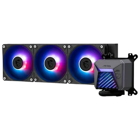 MSI MAG CoreLiquid A15 360 čierna / 3x 120mm / 20 dB @ 2050 RPM / 64.89 CFM / AMD + Intel