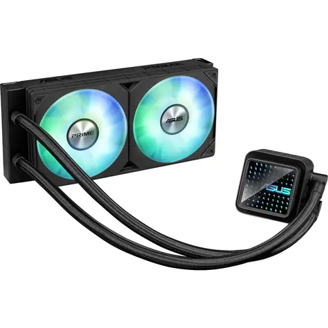 Asus Prime LC 240 ARGB čierna / komplet vodného chladenia CPU / 2x 120mm 