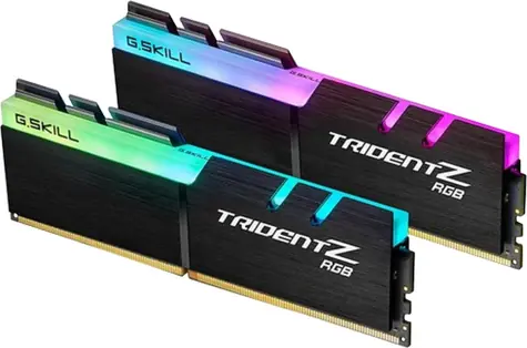 Rozbalené - G.Skill Trident Z RGB 16GB (2x8GB) 3200MHz čierna / DDR4 / 16-18-18-38 / 1.35V / XMP 2.0 / LED podsvietenie / rozbalené