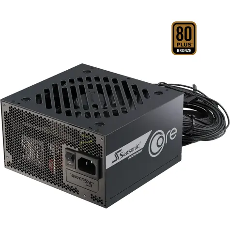 Seasonic CORE BC-650 ATX 3.1 čierna / PC sieťový zdroj / 2x PCIe / 650 W / ATX / 80+ Bronze