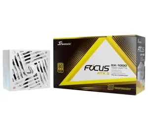 Seasonic FOCUS GX-1000 1000W ATX 3.1 White Edition biela / PC sieťový zdroj / 1000 W / 135 mm