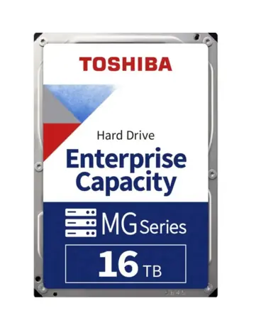 Toshiba Enterprise Capacity MG11 16TB / HDD / 3.5 "/ SATA 6Gbits / 512MB cache / 7 200 rpm / Interné / 5y