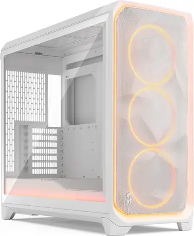 Fractal Design Meshify 3 XL Ambience Pro RGB White TG Light Tint / Big-Tower / ATX / bez zdroja / priehľadná bočnica
