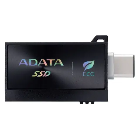 ADATA SC730 512GB čierna / SSD / Externé / čítanie: 600MBps / zápis: 600MBps / Type-C/A 3.2 Gen 2