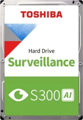 Toshiba S300 AI Surveillance 16TB / HDD / 3.5 "/ SATA 6Gbits / 512MB cache / 7 200 rpm / Interné / 5y