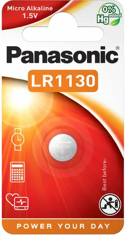 PANASONIC Alkalická MIKRO batéria LR-1130EL/1B / 1,5 V / blister / 1ks