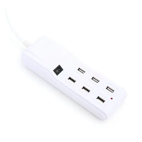 Omega Family / Nabíjačka / USB / 6x USB / 4.5A / biela