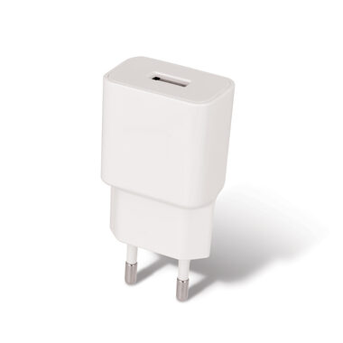 Setty GSM108850 biela / Nabíjačka do siete s USB s káblom Lighting / 2.4A / 1m