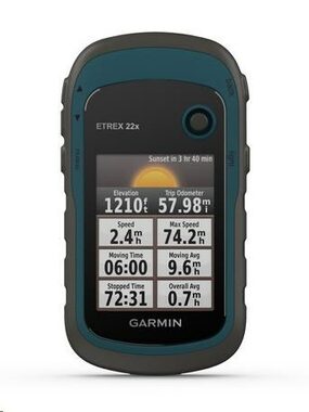 Garmin eTrex 22x TopoActive Europa / Turistická navigácia / 2.2&quot; / GPS / Výškomer / IPX7