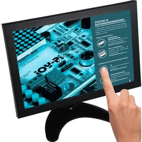 JOY-IT Raspberry Pi dotykový displej 10" kovový rámček