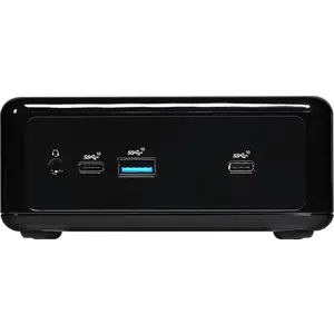 ASRock Industrial NUC BOX-J6412 čierna / Intel J6412 2.0GHz / 2x DDR4 / 1x 2.5" / HDMI / DP / 2x LAN / Bez OS