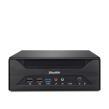 Shuttle XPC slim XH610 čierna / Bez CPU (LGA1700 / Intel Core 12th Gen) / 2xDDR4 / 3xSATA / 1x M.2 / 2xLAN / Bez OS