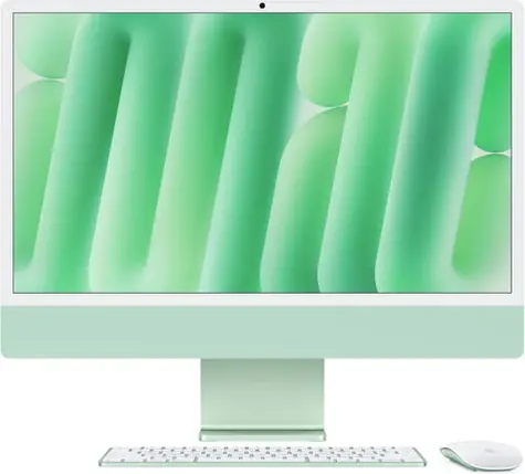 Apple iMac 24 M4 (2024) zelená / 24" 4.5K / Apple M4 / 16GB / 512GB SSD / Apple 10-Core / macOS