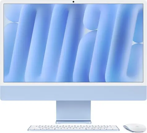 Apple iMac 24 M4 (2024) modrá / 24" 4.5K / Apple M4 / 16GB / 512GB SSD / Apple 10-Core / macOS