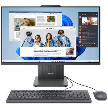 Lenovo IdeaCentre AIO 27ARR9 sivá / 27" FHD / AMD RYZEN 5 7535HS 3.3GHz / 16GB / 512GB SSD / AMD Radeon / W11H