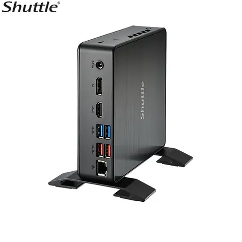 Shuttle XPC nano NC40U čierna / Intel Celeron 7305 / 2xDDR4 / 1xSATA / 2x M.2 / 1xGLAN / Bez OS