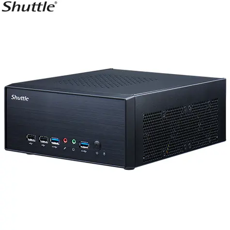 Shuttle XPC slim XH610G2 čierna / Bez CPU (LGA1700 / Intel Core 12th Gen) / 2xDDR5 / 1xSATA / 3x M.2 / 2xLAN / Bez OS