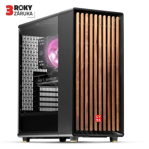 Lynx Challenger (10463148) čierna / Intel Core i7 14700KF 3.4GHz / 32GB / 2TB SSD / Nvidia RTX 5070 12GB / W11H
