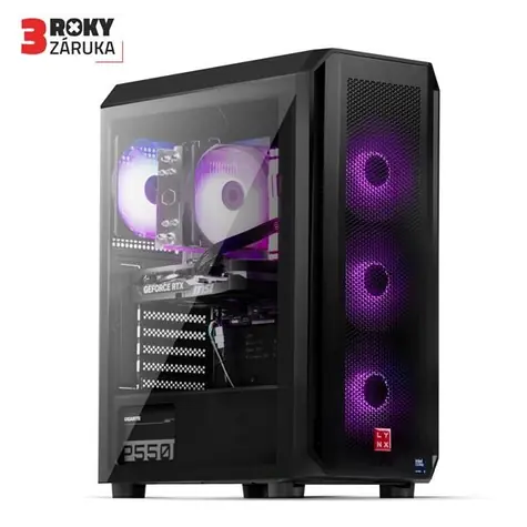 Lynx Challenger (10463176) čierna / AMD RYZEN 5 8400F 4.2GHz / 32GB / 1TB SSD / Nvidia RTX 5060 8GB / W11H