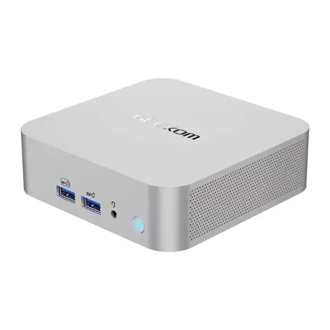 GEEKOM A8 strieborná / AMD RYZEN 7 8745HS 3.8GHz / 16 GB DDR5 / 1TB SSD / Radeon 780M / W11P
