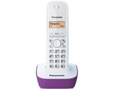 Panasonic KX-TG1611FXF / prenosný telefón / CLIP / pamäť na 50 mien / purpurový