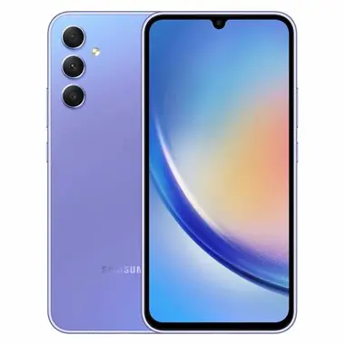 Zánovné - Samsung Galaxy A34 5G 6+128GB fialová / 6.6" / Android 14 / zánovný