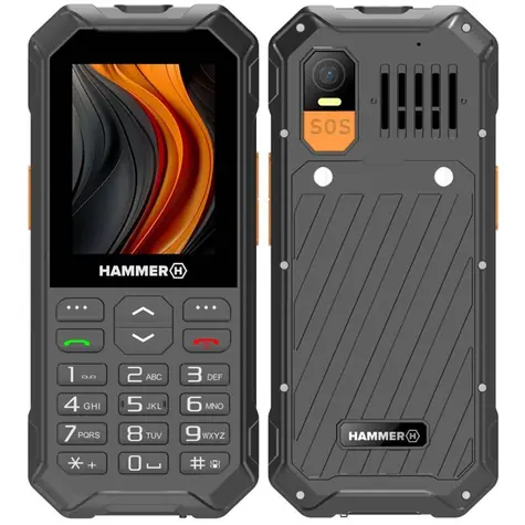 MyPhone Hammer 6 LTE oranžová / 2.4" / 2MP / microSD / IP68 / SOS funkcie  
