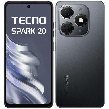 Tecno Spark 20 8+256GB čierna / 6.56" / 256GB / Android 13