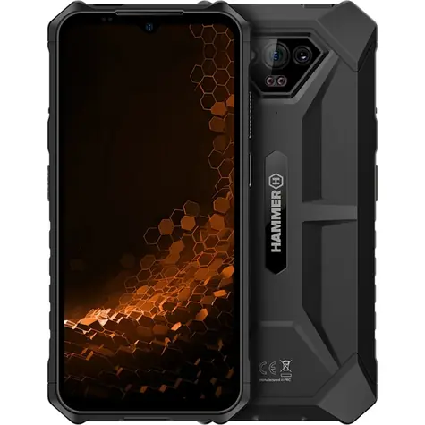 MyPhone Hammer Iron V čierna / 6.5" IPS / 64GB / Android 14