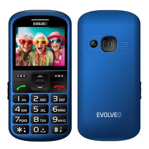 Evolveo EasyPhone XS modrá / 2.2 "/ 0.3MP / SOS / microSDHC 