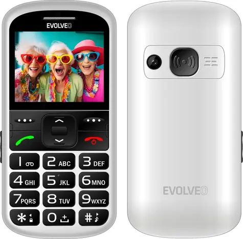 Evolveo EasyPhone XS biela / 2.2" / 0.3MP / SOS / microSDHC