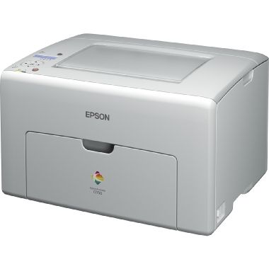 EPSON AcuLaser C1750W / barevná laserová tiskárna  / A4 / 600 x 600 dpi / USB 2.0 / LAN / Wi-Fi /  bílá