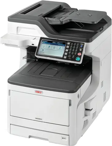 OKI MC853dn / multifunkčná tlačiareň / A3 23 / 23 ppm / ProQ2400 / USB 2.0 / LAN / (Print / Scan / Copy / Fax)
