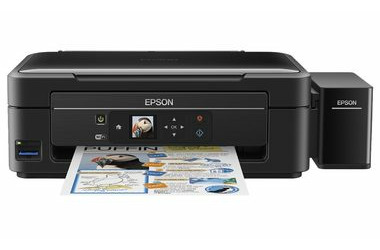 Epson L486 / barevná inkoustová tiskárna / A4 / 5760x1440dpi / USB 2.0 / Wi-Fi / černá / 3 barevné lahvičky