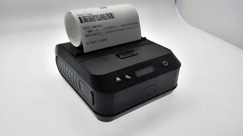 Cashino PTP-III BT 24 čierna / pokladničná termotlačiareň / mobilné / 80mm / USB / BT