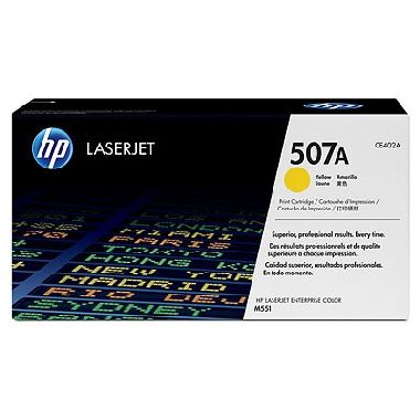 HP CE402A originálny toner / LaserJet Enterprise 500 / 6.000 strán / Žltý