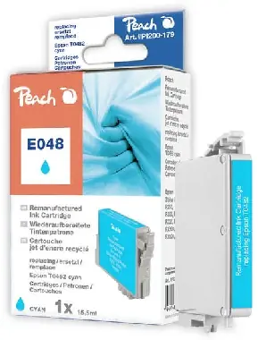 Peach alternatívny cartridge / Epson Stylus Photo R300, RX500 / 16 ml / modrá