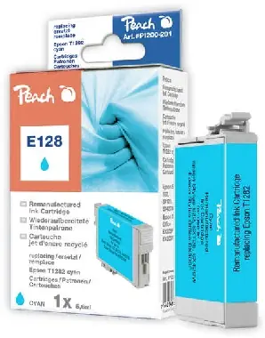 Peach T1282 alternatívny cartridge s čipom / Stylus S22 / 5,6 ml / Modrá